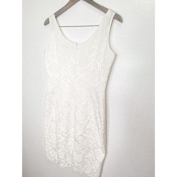 NWOT Albert Nipon Sleeveless Jacquard Dress - Picture 8 of 11
